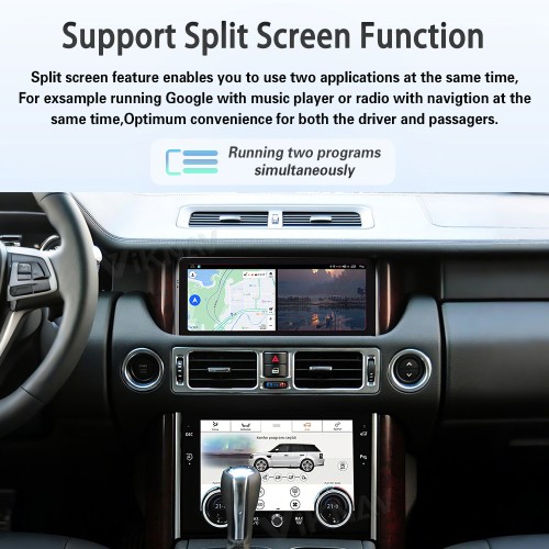 Viknav 10.25 inch Android Radio For Land Rover Range Rover V8 L322 2002-2012 Multimedia Player GPS Navigation Stereo Wireless Carplay Android Auto Touch Screen