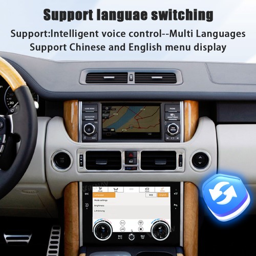 Viknav 10.25 inch Android Radio For Land Rover Range Rover V8 L322 2002-2012 Multimedia Player GPS Navigation Stereo Wireless Carplay Android Auto Touch Screen