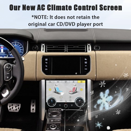 Viknav LCD 10.4 Inch AC Panel Touch Screen For Land Rover Range Rover Vogue L405 2013-2017 Air Conditioning Switch Climate Control Dashboard