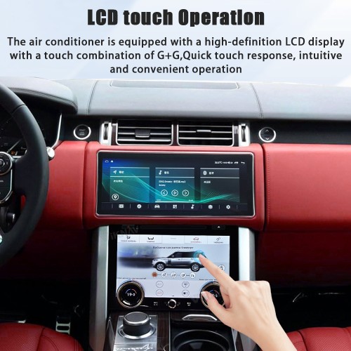 Viknav Android Radio AC Panel For Land Rover Range Rover Vogue L405 2013-2017 Wireless Carplay Android Auto Multimedia Player GPS Navigation Air Conditioning Control Touch Screen