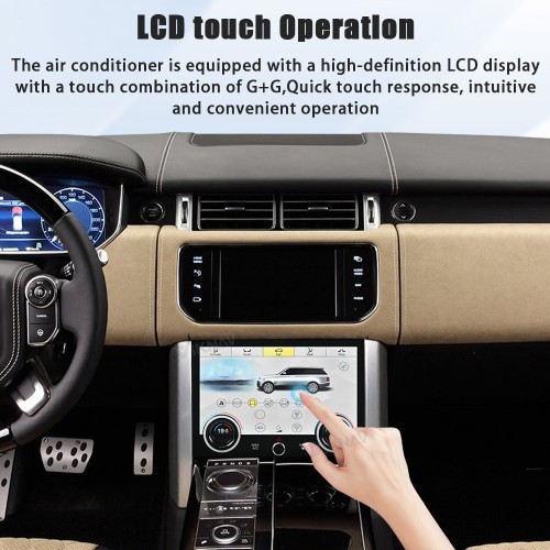 Viknav LCD 10.4 Inch AC Panel Touch Screen For Land Rover Range Rover Vogue L405 2013-2017 Air Conditioning Switch Climate Control Dashboard