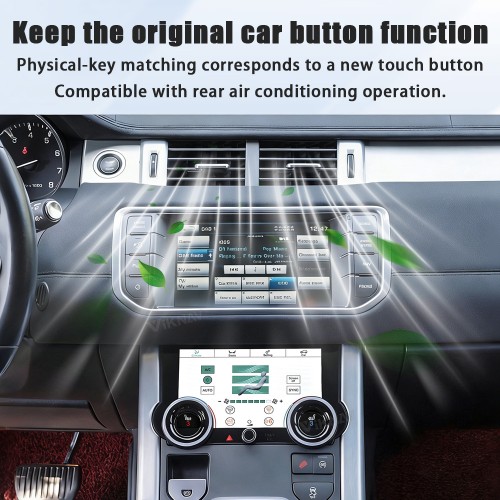 Viknav 10.25 inch Android Radio and AC Panel For Land Rover Range Rover Evoque L538 2013-2017 Multimedia Player GPS Navigation Stereo Wireless Carplay Android Auto Touch Screen
