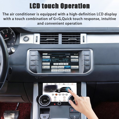 Viknav Digital AC Panel For Land Rover Range Rover Evoque L538 2013-2017 Air Conditioning Control AC Board Climate Temperature Control Touch Screen