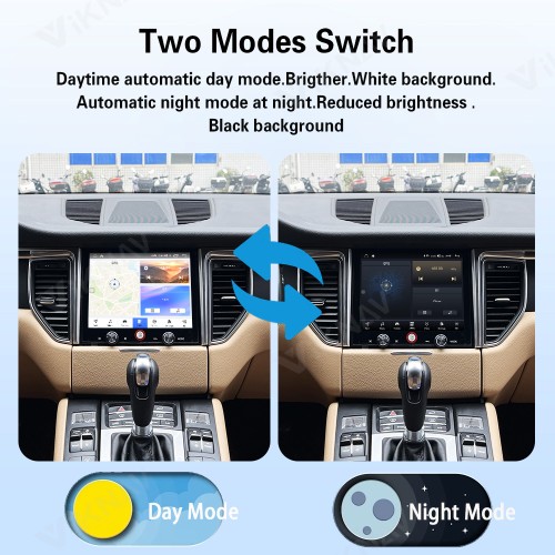 8.4 Inch Car Radio For Porsche Macan 2014-2017 Android System Auto Stereo Wireless Carplay GPS Navigation Multimedia Player Touch Screen Head Unit (128GB)