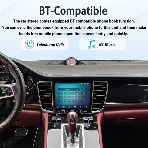 8.4 Inch Car Radio For Porsche Panamera 2010-2016 Android System Auto Stereo Wireless Carplay GPS Navigation Multimedia Player Touch Screen Head Unit (128GB)