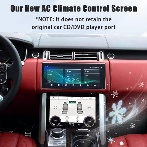 Viknav 10.4 Inch AC Panel Touch Screen For Land Rover Range Rover Vogue L405 2013-2017 Digital Display Air Conditioning Switch Climate Control Dashboard