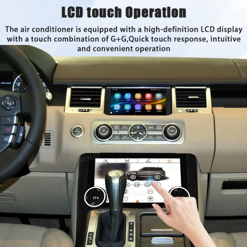 Viknav 10.4 Inch AC Panel Touch Screen For Land Rover Range Rover Sport L320 2009-2013 Digital Display Air Conditioning Switch Climate Control Dashboard