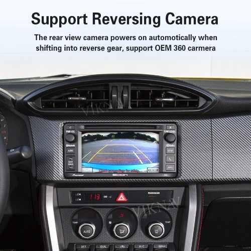 Viknav Linux Interface Box for Toyota 86 86GR 2014-2017 Wireless CarPlay Android Auto GPS Navigation Original Car Radio Screen
