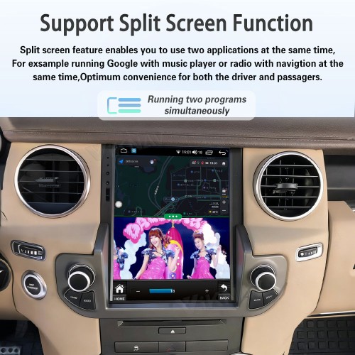 Viknav 10.4 inch  Android Radio +AC Panel For Land Rover Discovery 4 LR4 2009-2021 Multimedia Player GPS Navigation Stereo Wireless Carplay Android Auto Touch Screen