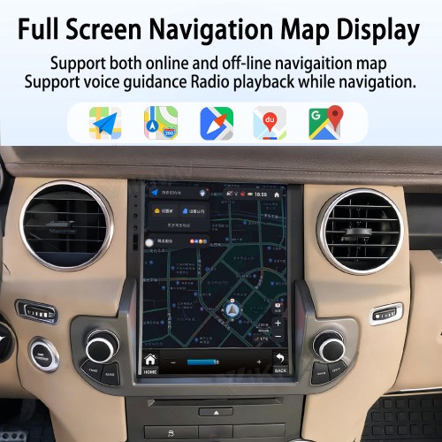 Viknav Android Radio For Land Rover Discovery 4 LR4 2009-2021 Multimedia Player GPS Navigation Stereo Wireless Carplay Android Auto Touch Screen