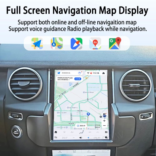 Viknav Android Radio +AC Panel For Land Rover Discovery 4 LR4 2009-2021 Multimedia Player GPS Navigation Stereo Wireless Carplay Android Auto Touch Screen