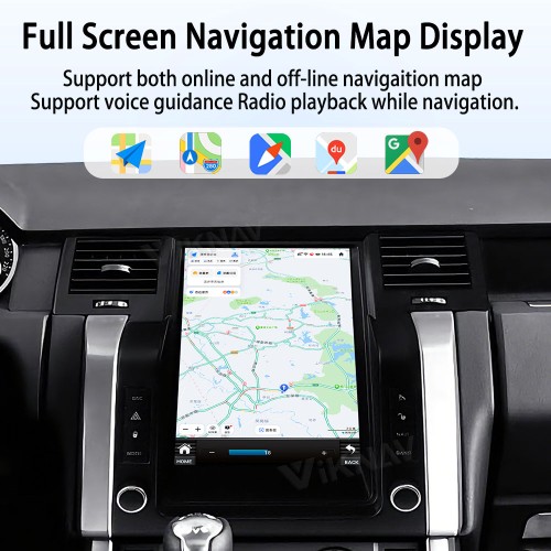 Viknav Android Radio For Land Rover Range Rover L320 2005-2009 Multimedia Player GPS Navigation Stereo Wireless Carplay Android Auto Touch Screen