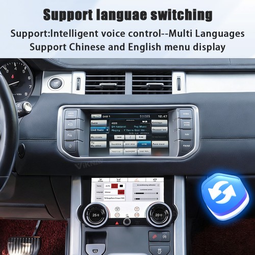 Viknav Android Radio and AC Panel For Land Rover Range Rover Evoque L538 2013-2017 Multimedia Player GPS Navigation Stereo Wireless Carplay Android Auto Touch Screen
