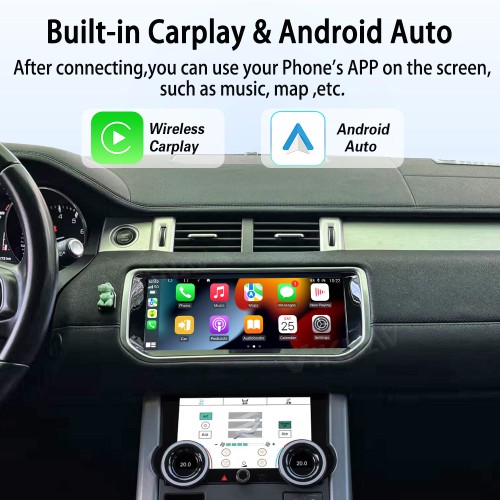 Viknav 10.25 inch Android Radio For Land Rover Range Rover Evoque L538 2013-2017 Multimedia Player GPS Navigation Stereo Wireless Carplay Android Auto Touch Screen