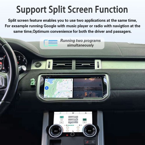 Viknav 10.25 inch Android Radio For Land Rover Range Rover Evoque L538 2013-2017 Multimedia Player GPS Navigation Stereo Wireless Carplay Android Auto Touch Screen
