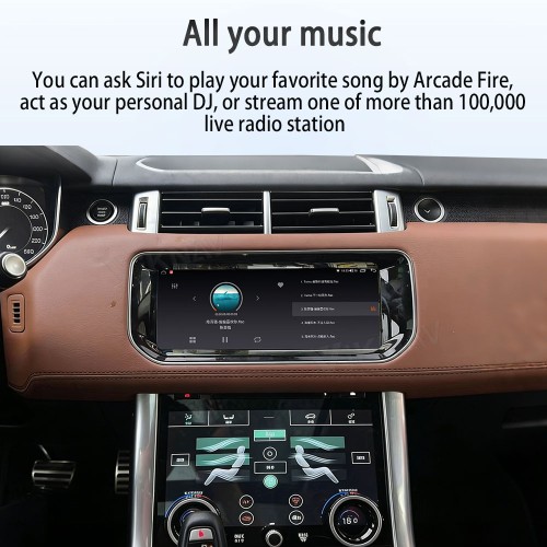 Viknav Android Radio AC Panel For Land Rover Range Rover Sport L494 2013-2017 Wireless Carplay Android Auto Multimedia Player GPS Navigation Air Conditioning Control Touch Screen