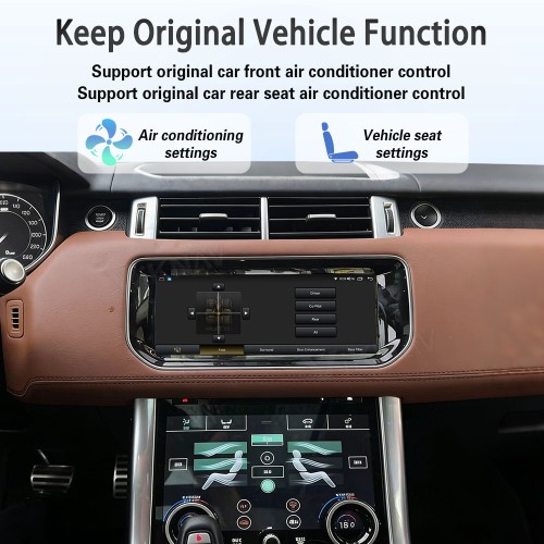 Viknav Android Radio For Land Rover Range Rover Sport L494 Vogue L405 2013-2017 Wireless Carplay Android Auto Multimedia Player GPS Navigation Touch Screen Stereo