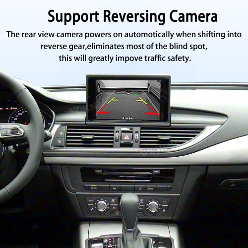 Viknav Linux Interface Box for AUDI A6 A7 2009-2018 Wireless CarPlay Decoder Android Auto GPS Navigatipn Original Car Radio Screen