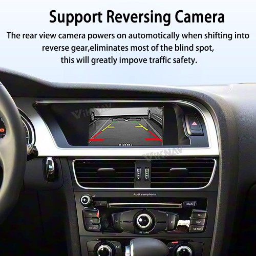 Viknav Linux Interface Box for AUDI A4 A5 Q5 2008-2018 Wireless CarPlay Decoder Android Auto GPS Navigatipn Original Car Radio Screen