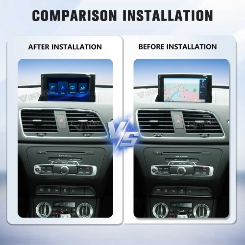 Viknav Linux Interface Box for AUDI A1 Q3 2012-2018 Wireless CarPlay Decoder Android Auto GPS Navigatipn Original Car Radio Screen