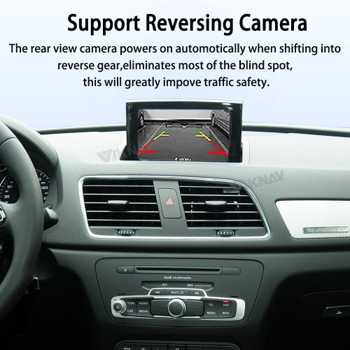 Viknav Linux Interface Box for AUDI A1 Q3 2012-2018 Wireless CarPlay Decoder Android Auto GPS Navigatipn Original Car Radio Screen