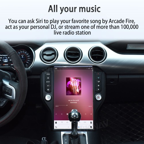 Viknav 14.4 inch Android For Ford Mustang 2015 - 2020 Car Auto Radio Touch Screen GPS Multimedia Player Carplay 4G WIFI Head Unit