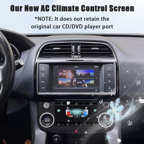 Viknav 10 Inch Car Climate Control Replacement for Jaguar XE XF XEL F-Pace 2015-2020 Touch Screen AC Control Panel