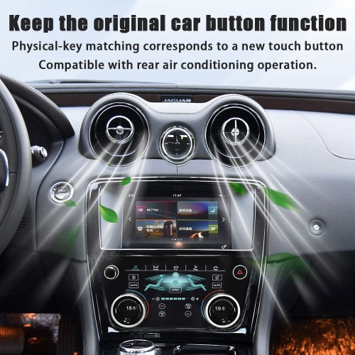 Viknav 7 inch Touch Screen car Climate Control Replacement for Jaguar XJ XJL 2009-2018  Full Touch Screen air Conditioning Screen Board