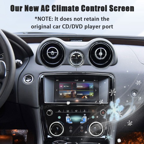 Viknav 7 inch Touch Screen car Climate Control Replacement for Jaguar XJ XJL 2009-2018  Full Touch Screen air Conditioning Screen Board