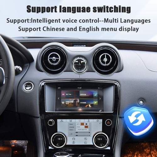 Viknav 7 inch Touch Screen car Climate Control Replacement for Jaguar XJ XJL 2009-2018  Full Touch Screen air Conditioning Screen Board