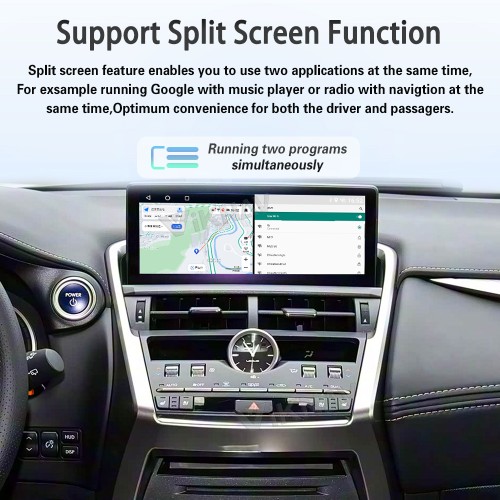Viknav Android 13 Interface Box for Lexus NX 2018-2021 Wireless CarPlay Decoder Android Auto GPS Navigation  Original Car Radio Screen