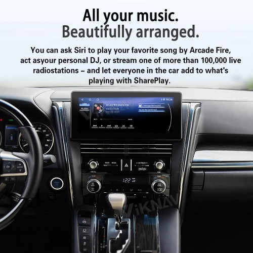 Viknav Android 13 Interface Box for Lexus LM 2018-2020 Wireless CarPlay Decoder Android Auto GPS Navigation  Original Car Radio Screen