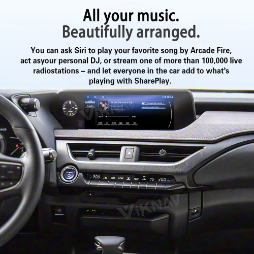 Viknav Android 13 Interface Box for Lexus UX 2019-2022 Wireless CarPlay Decoder Android Auto GPS Navigation  Original Car Radio Screen