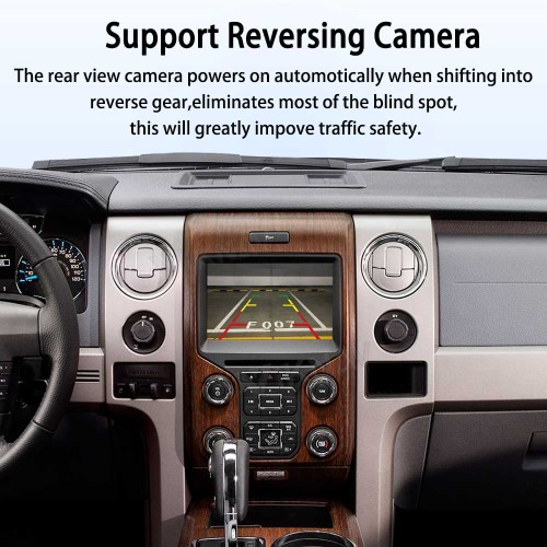 Viknav Linux Interface Decoder Box for Ford F150 Raptor 2013 2014 Wireless CarPlay Android Auto GPS Navigation Original Car Radio Touch Screen