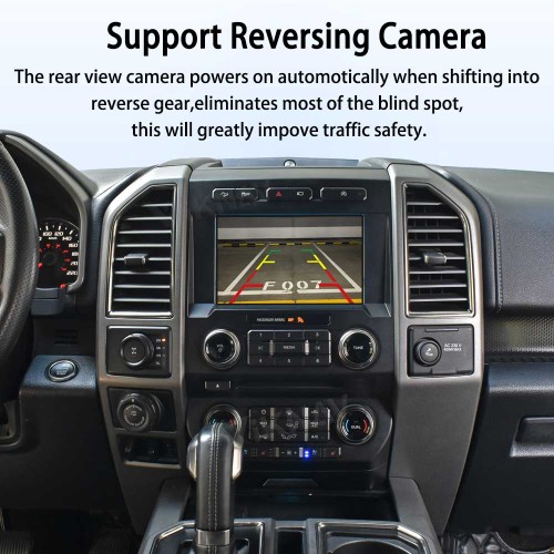 Viknav Linux Interface Decoder Box Upgrade for Ford F150 Raptor 2015-2020 Wireless CarPlay Android Auto GPS Navigation Original Car Radio Touch Screen