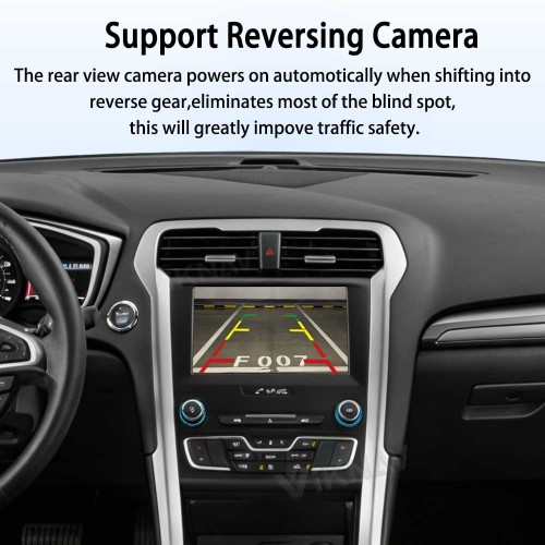 Viknav Linux Interface Decoder Box Upgrade for Ford Fusion Mondeo Wireless CarPlay Android Auto GPS Navigation Original Car Radio Touch Screen