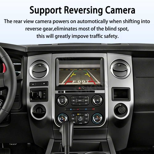 Viknav Linux Interface Decoder Box for Ford Expedition 2011-2016 Wireless CarPlay Android Auto GPS Navigation Original Car Radio Touch Screen