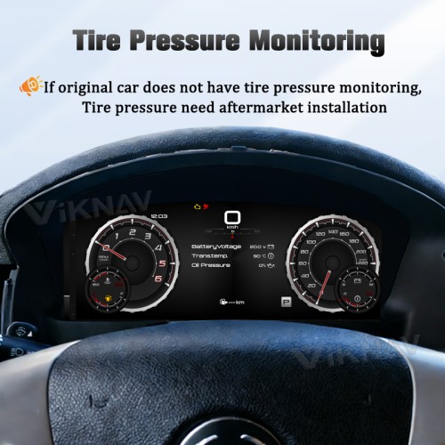 Viknav 15 Inch Linux System Digital Dashboard Instrument Cluster for Cadillac Escalade 2007-2014 stereo unit