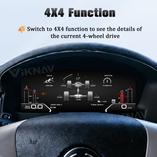 Viknav 15 Inch Linux System Digital Dashboard Instrument Cluster for Cadillac Escalade 2007-2014 stereo unit