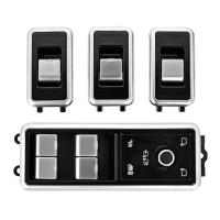 Viknav Power Window Lifter Control Switch Button LCD Panel Car Window Lift Switch Kit  For Land Rover Range Rover Vogue L405 and Sport L494 2013-2017 for Discovery 5 LR5 2017 2018