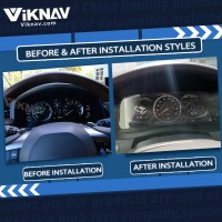Viknav 12.3 Inch LCD Digital Cluster For Lexus LX570 2007-2017 Dashboard Panel Virtual Instrument CockPit Speed Meter HD Screen
