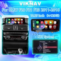 Viknav 10.25 inch Car Radio For BMW 1 Series 2 Series F20 F21 F23 2011-2016 LHD Wireless Carplay Navigation Multimedia 128GB