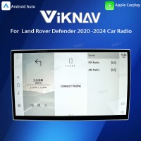 13.3 inch Car Radio Screen Upgrade for Land Rover Defender 2020 -2024 Multimedia Player Touch Screen Upgrade Head Unit Tape Recorder GPS Navigation