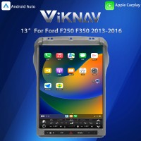 Viknav 13″ IPS QHD Car Radio For Ford F250 F350 2013-2016 Touch Stereo Screen GPS Navigation Carplay Multimedia Player Head Unit