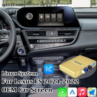 Viknav Fit For Original Car 8 Inch Screen Linux System For Lexus ES 2021 2022 Wireless Apple CarPlay Android Auto