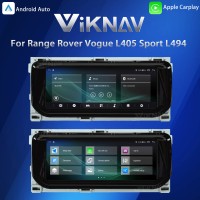 Viknav 10.25 inch Car Radio For Land Range Rover Vogue L405 Sport L494 2013-2017 Wireless Carplay Auto Stereo GPS Navigation Air Conditioning Climate Palyer