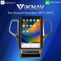 Viknav 14.4 Inch Car Radio For Jeep Grand Cherokee 2011-2013 Upgrade Touch Screen Wirless Carplay Android Auto GPS Navigation Multimedia Player Autoradio Head Unit