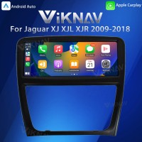 Viknav 10.25 Inch  Wireless Carplay Car Multimedia Player Stereo For Jaguar XJ XJL XJR 2009-2018 Auto Radio GPS Navigation DSP 1080P Touch Screen(128GB)