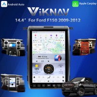 Viknav 14.4 Inch Car Radio Android 13 For Ford F150 2009-2012 Stereo Wireless Carplay Android Auto Touch Screen GPS Navigation Multimedia player 128GB