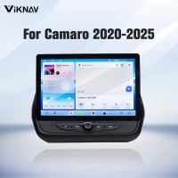 Viknav 12" Touch Screen Car Radio For Chevrolet Camaro 2020 2021 2022 2023 2024 2025 Multimedia Player Android Auto GPS Navigation Wireless Carplay (128GB)